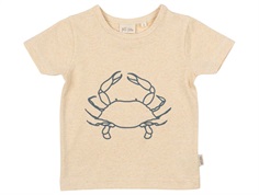 Petit Piao sea shell pink ladybug motif t-shirt